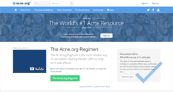 Desktop Screenshot of acne.org