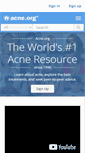 Mobile Screenshot of acne.org
