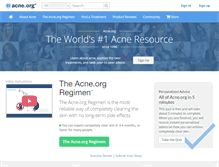 Tablet Screenshot of acne.org